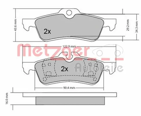 Brake Pad Set, disc brake