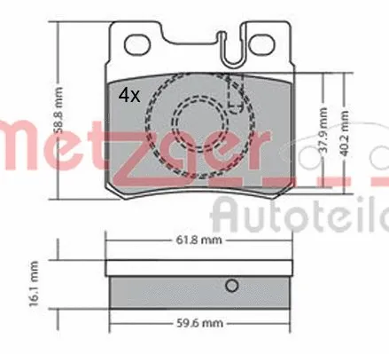 Brake Pad Set, disc brake