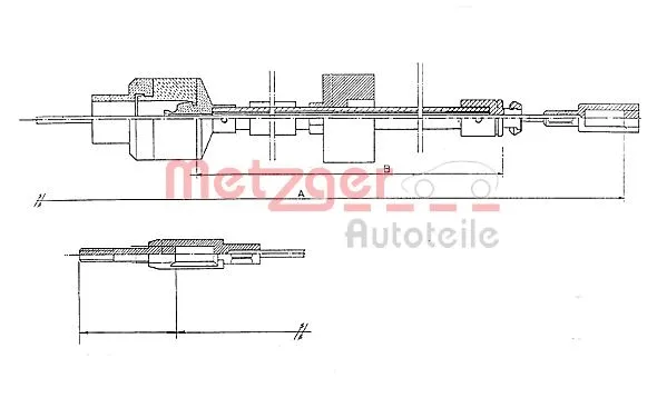 Cable Pull, clutch control (11.224)