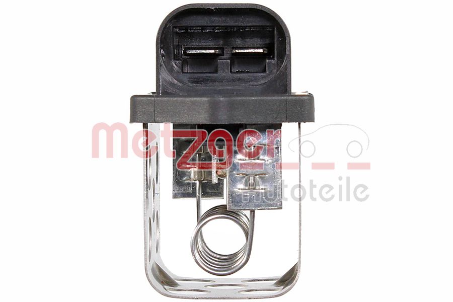 Series resistor, electric motor (radiator fan)