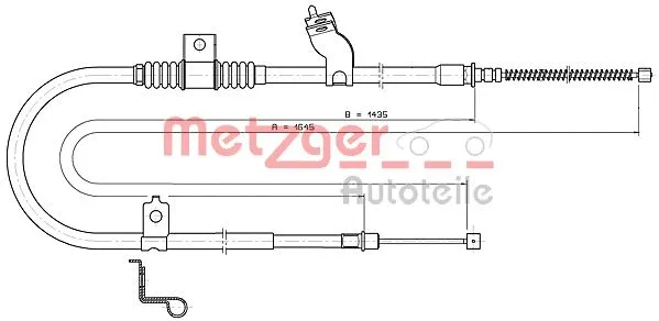 Cable Pull, parking brake (17.2290)