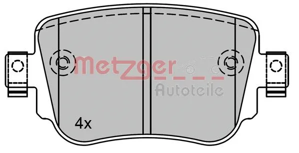 Brake Pad Set, disc brake (1170792)