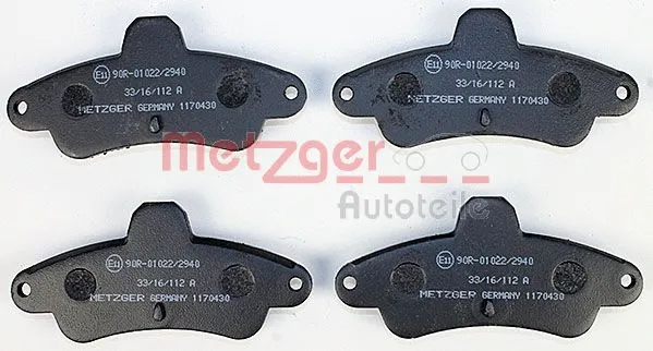 Brake Pad Set, disc brake (1170430)