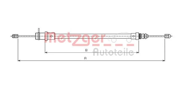 Cable Pull, parking brake (491.1)