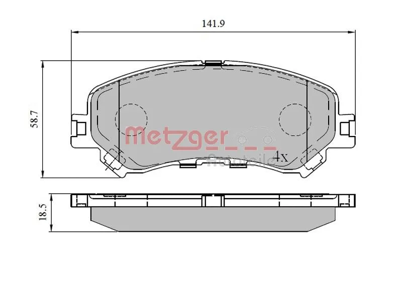 Brake Pad Set, disc brake