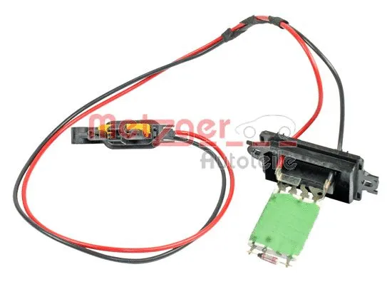 Resistor, interior blower