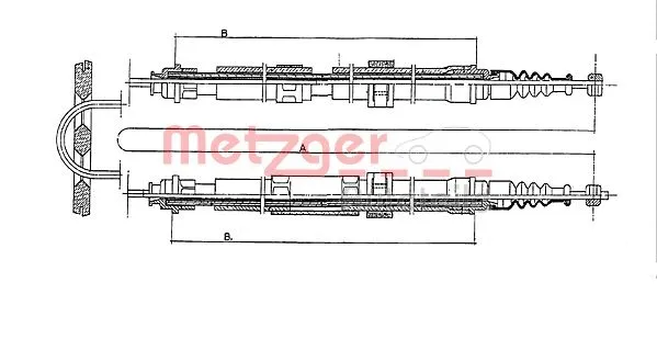 Cable Pull, parking brake (431.3)