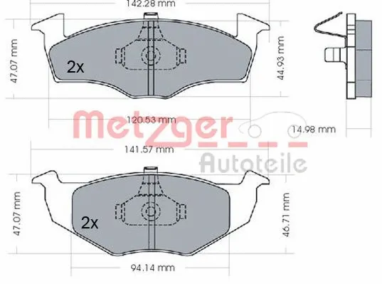 Brake Pad Set, disc brake