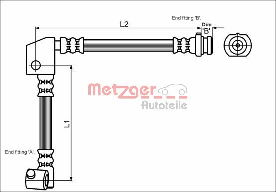 Brake Hose (4114738)