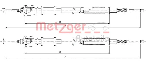 Cable Pull, parking brake (10.5235)