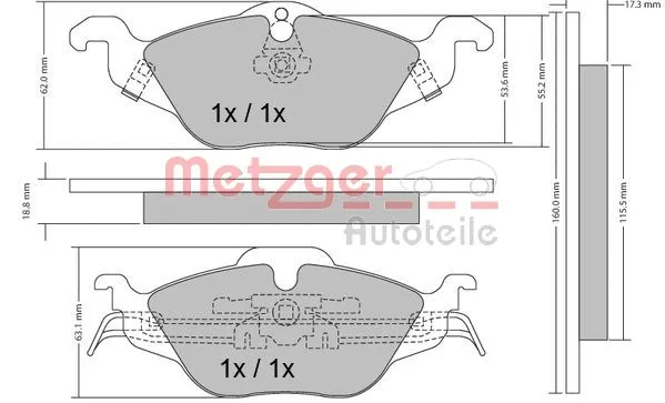 Brake Pad Set, disc brake