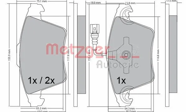 Brake Pad Set, disc brake