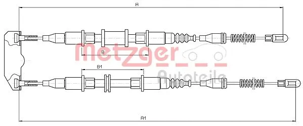 Cable Pull, parking brake (11.585)