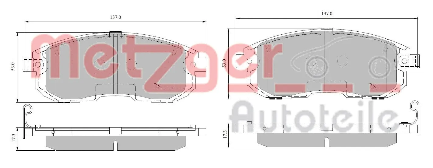 Brake Pad Set, disc brake
