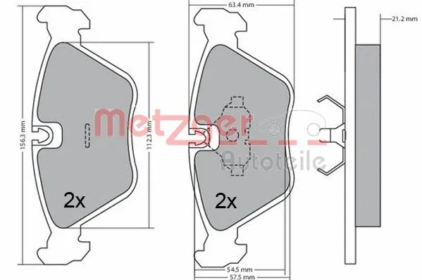 Brake Pad Set, disc brake