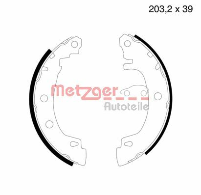 Brake Shoe Set (MG 632)