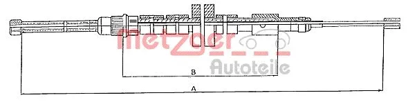 Cable Pull, parking brake (10.6023)