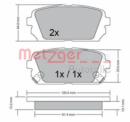 Brake Pad Set, disc brake