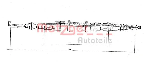 Cable Pull, parking brake (251.25)