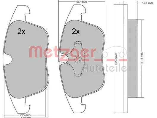 Brake Pad Set, disc brake