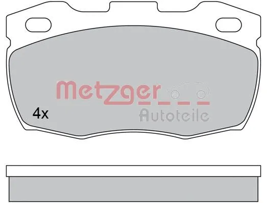 Brake Pad Set, disc brake (1170573)