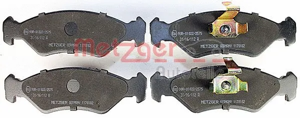 Brake Pad Set, disc brake (1170182)