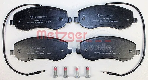 Brake Pad Set, disc brake (1170563)