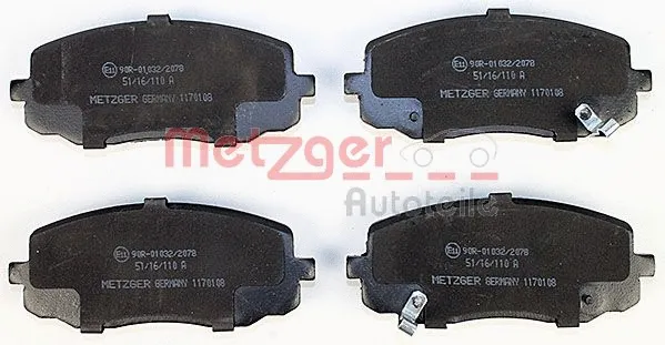 Brake Pad Set, disc brake (1170108)