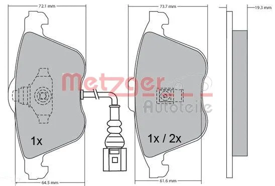 Brake Pad Set, disc brake