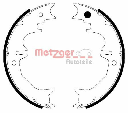 Brake Shoe Set, parking brake (MG 207)