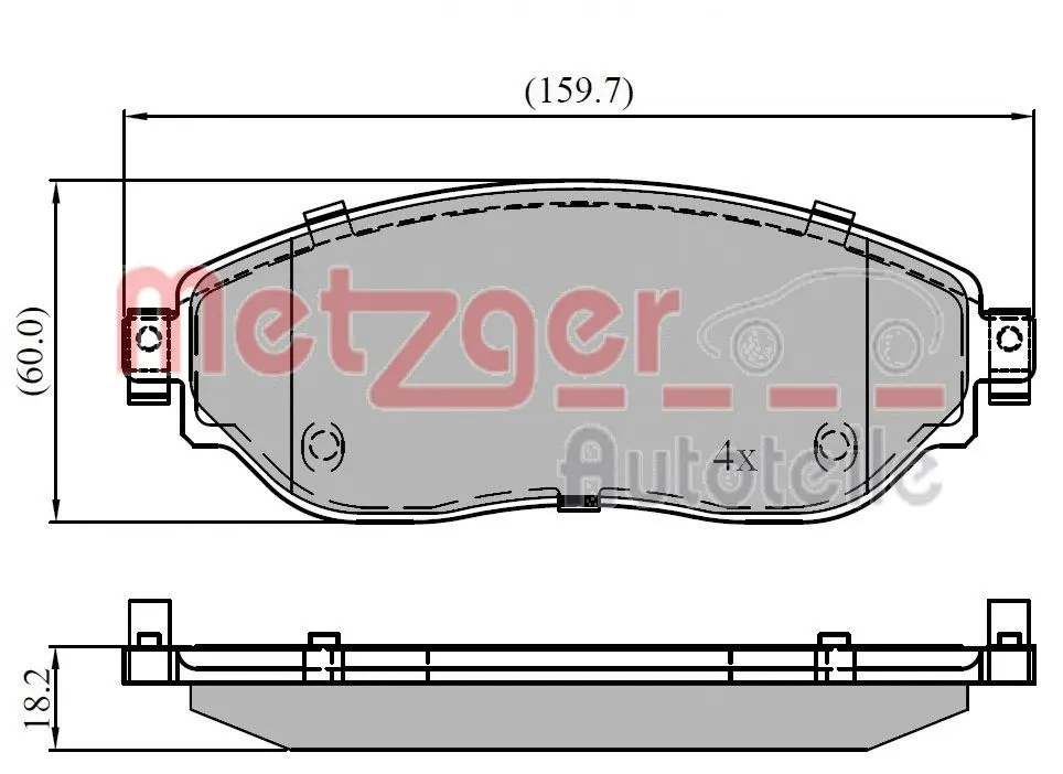 Brake Pad Set, disc brake