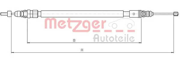 Cable Pull, parking brake (10.4663)