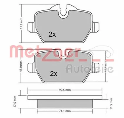 Brake Pad Set, disc brake