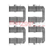 Accessory Kit, disc brake pad (109-1734)