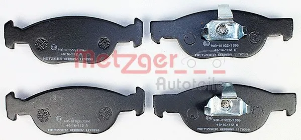 Brake Pad Set, disc brake (1170390)