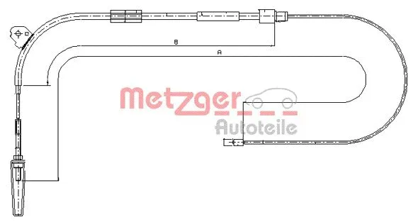 Cable Pull, parking brake (10.9328)