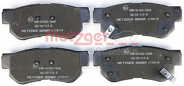 Brake Pad Set, disc brake (1170119)