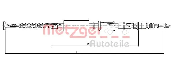 Cable Pull, parking brake (1651.20)