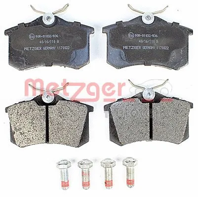 Brake Pad Set, disc brake (1170022)