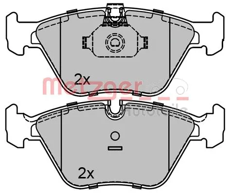 Brake Pad Set, disc brake (1170128)