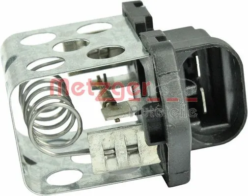 Series resistor, electric motor (radiator fan)