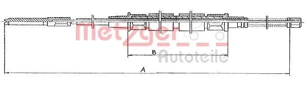 Cable Pull, parking brake (11.704)