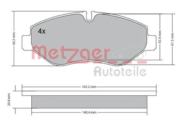 Brake Pad Set, disc brake