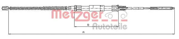 Cable Pull, parking brake (10.7407)