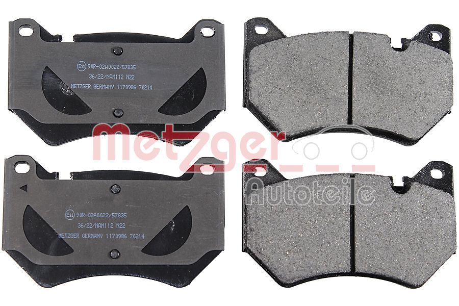 Brake Pad Set, disc brake (1170986)