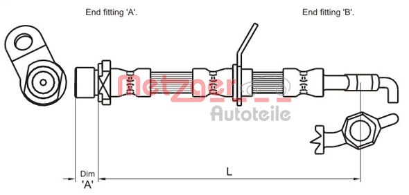 Brake Hose (4110028)