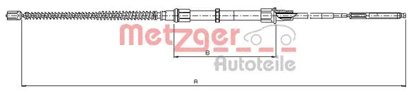 Cable Pull, parking brake (10.7405)