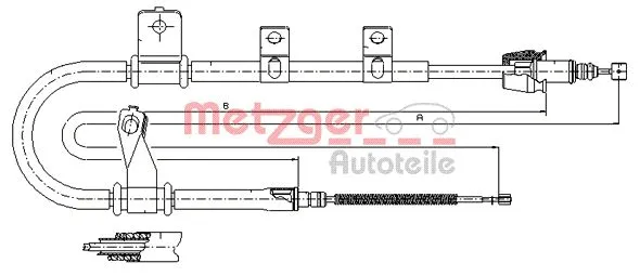 Cable Pull, parking brake (17.2561)