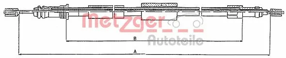Cable Pull, parking brake (10.4572)