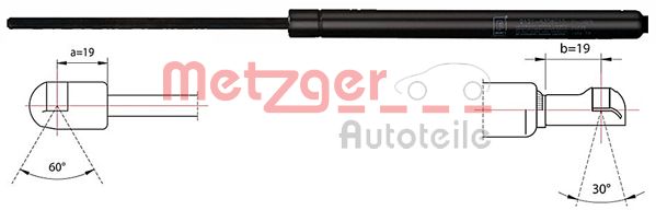 Gas Spring, boot/cargo area (2110421)